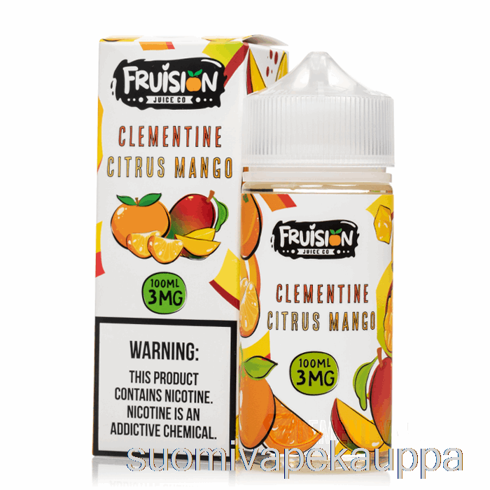 Vape Box Clementine Citrus Mango - Fruision Juice Co - 100ml 6mg